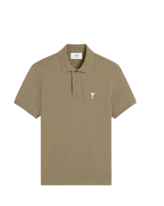AMI PARIS - POLO AMI DE COEUR EN COTON Vert – Image 2