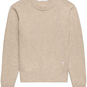 AMI Paris - Pull cachemire beige