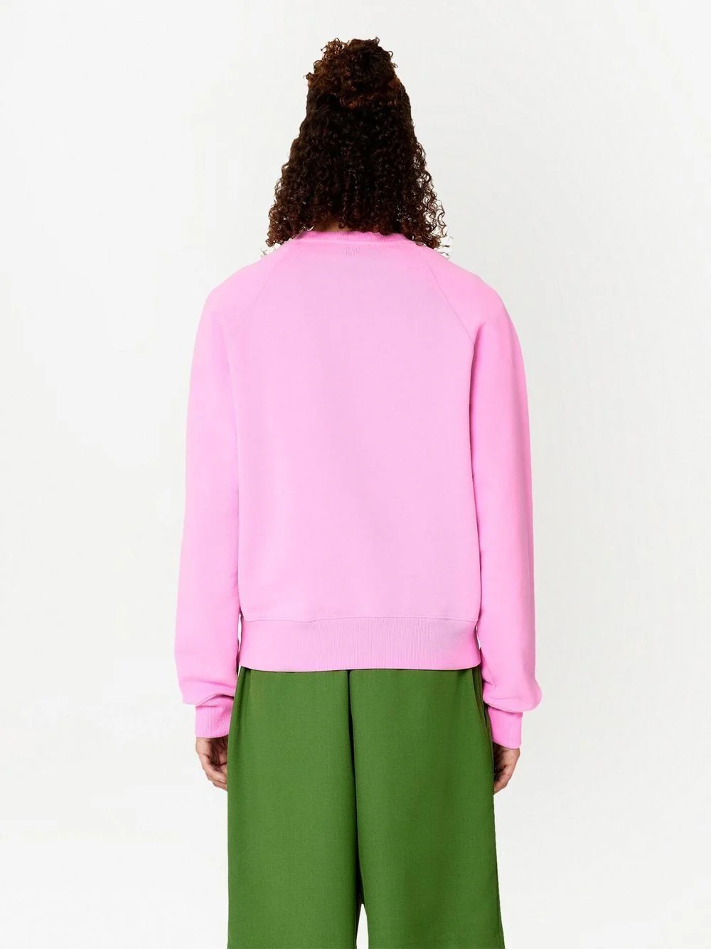 AMI Paris - Pull Rose Ami de Coeur en maille – Image 5