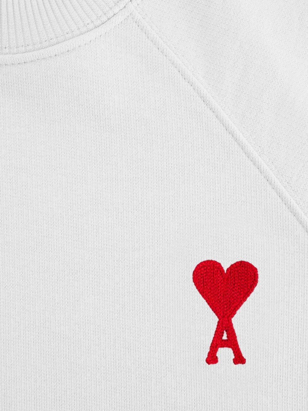 AMI Paris - Pull White Ami de Coeur en maille – Image 6