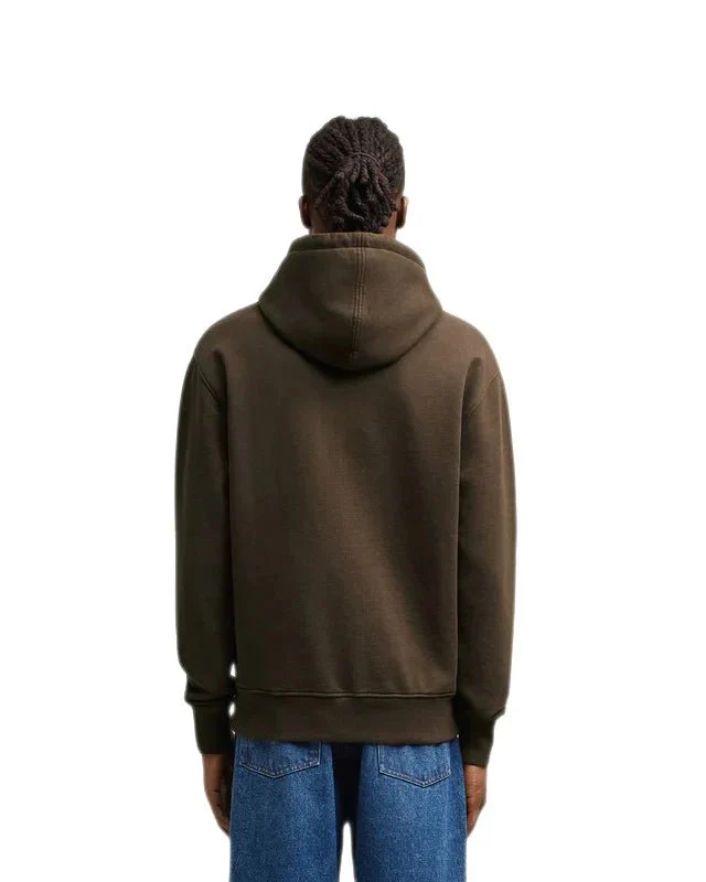 Ami Paris- Sweat à capuche café foncé – Image 4