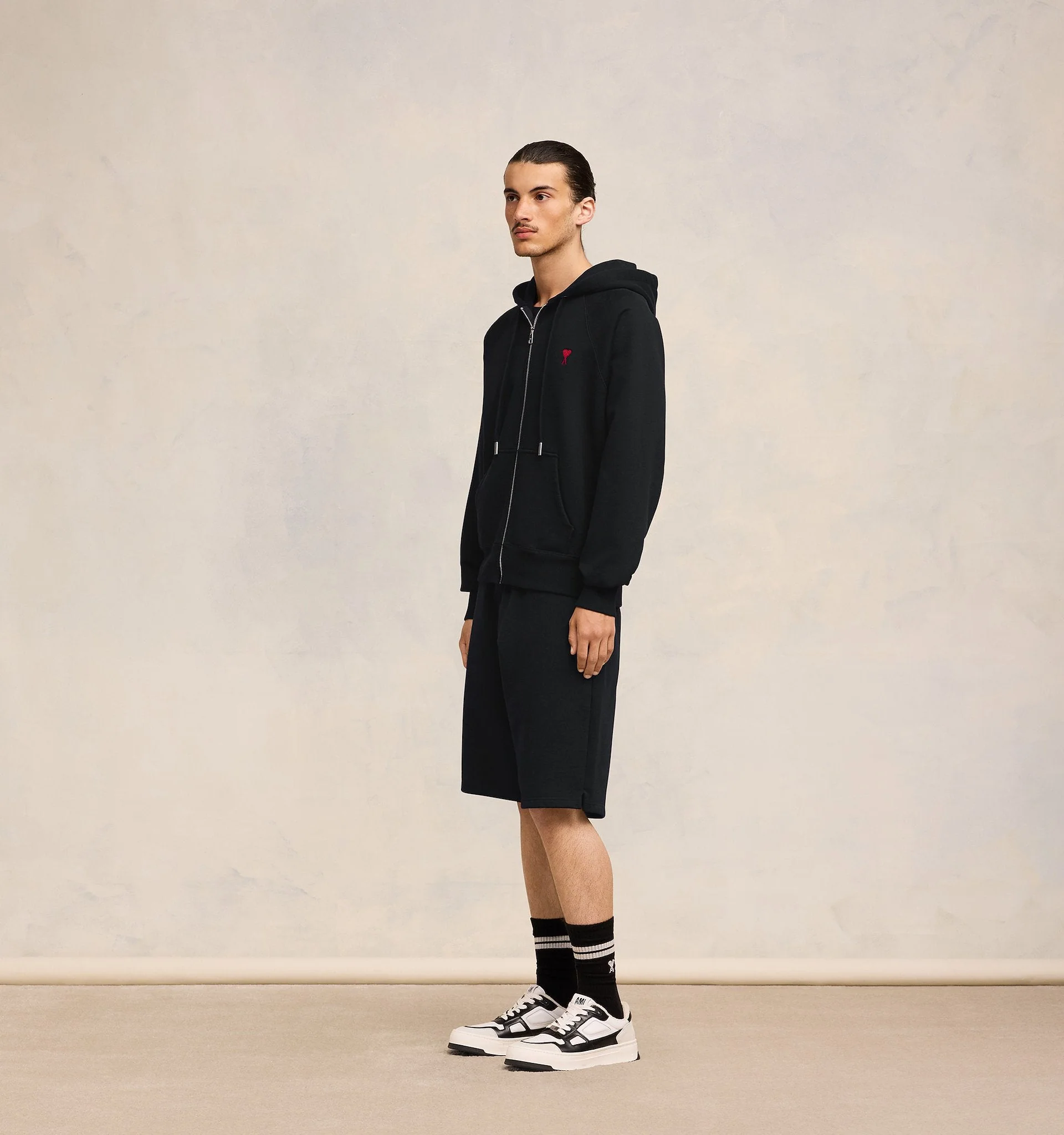 AMI Paris - Sweat zippé à capuche Ami de Coeur – Image 6