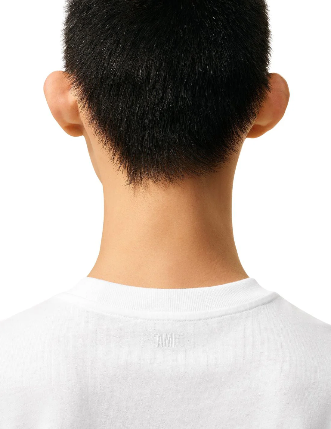 AMI PARIS - T-shirt à logo Ami de Coeur Blanc – Image 5