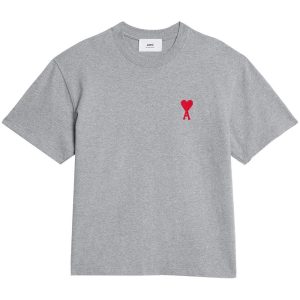 AMI Paris - T-Shirt Grey Ami De Coeur