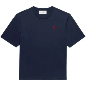 AMI Paris - T-Shirt Marine Ami De Coeur