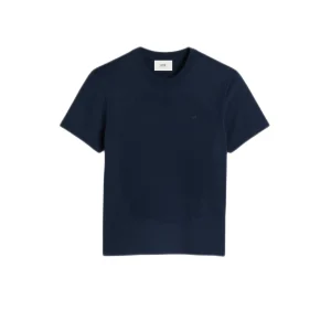 AMI Paris - T-Shirt Noir Coeur brodé