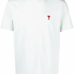 AMI Paris  - T-shirt vert Ami de Cœur