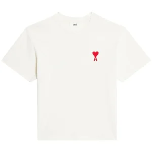 AMI Paris  - T-Shirt White Ami De Coeur