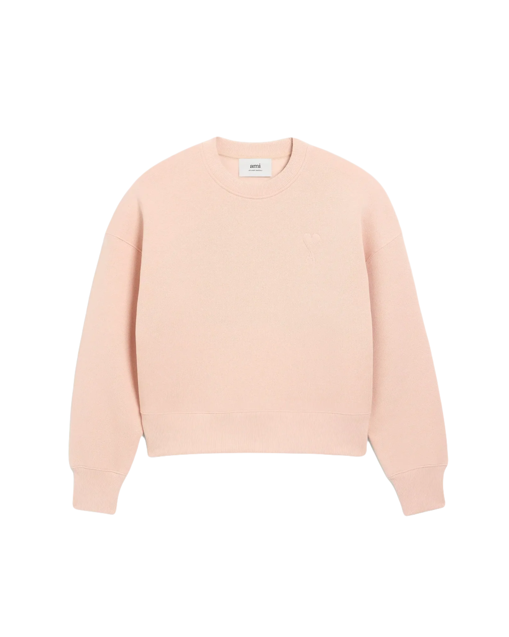 AMI - Sweatshirt rose ami de cœur en coton – Image 2