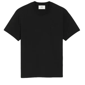 AMI - T-shirt brodé Noir