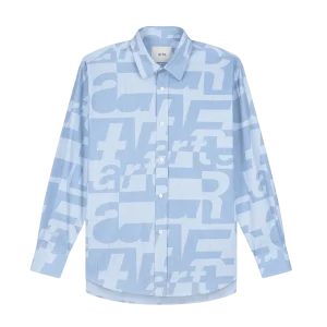 ARTE - Chemise intégrale Imprimé Bleu