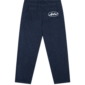 ARTE - Pantalon à poche avec logo circulaire Marine