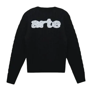 ARTE - Pull en maille noir