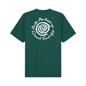ARTE - T-shirt à imprimé grandes spirales Vert