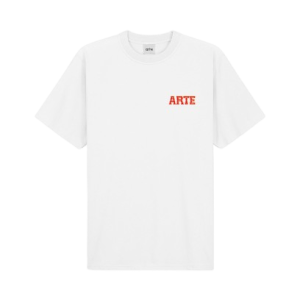 ARTE - T-shirt à imprimé mural dans le dos Blanc
