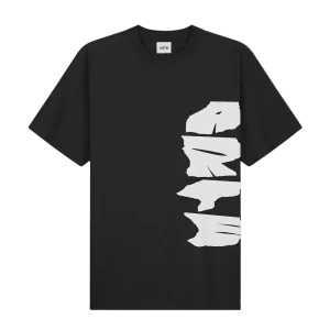 ARTE - T-shirt avec logo sur le côté Noir