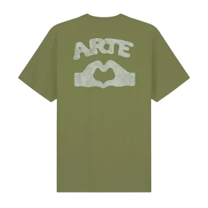 ARTE - T-shirt Diels Scribble Vert