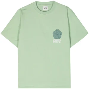 Arte - T-shirt green Teo Circle Flower