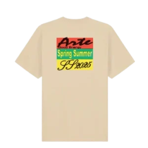 ARTE - T-shirt imprimé multicolore Beige