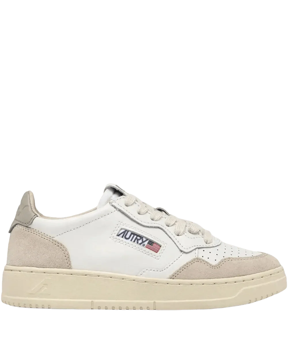 AUTRY - Baskets à Patch Logo Blanche