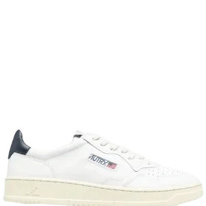 AUTRY - Baskets en Cuir Blanche et Bleu