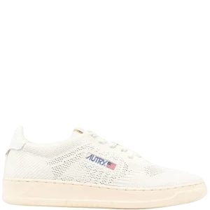 AUTRY - BASKETS MEDALIST EASEKNIT LOW EN TISSU PEARSORBET blanc