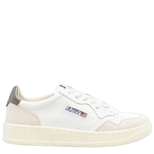 AUTRY - Baskets Medalist en cuir Blanc