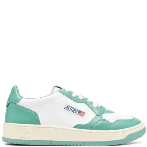 Autry baskets Medalist Super Vintage cuir Blanc & Vert
