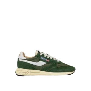 AUTRY - BASKETS REELWIND LOW EN NYLON ET DAIM VERT MILITARY
