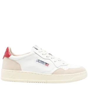 AUTRY - Chaussures Medalist en Cuir Blanc