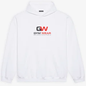 Balenciaga - Hoodie GYM Wear blanc