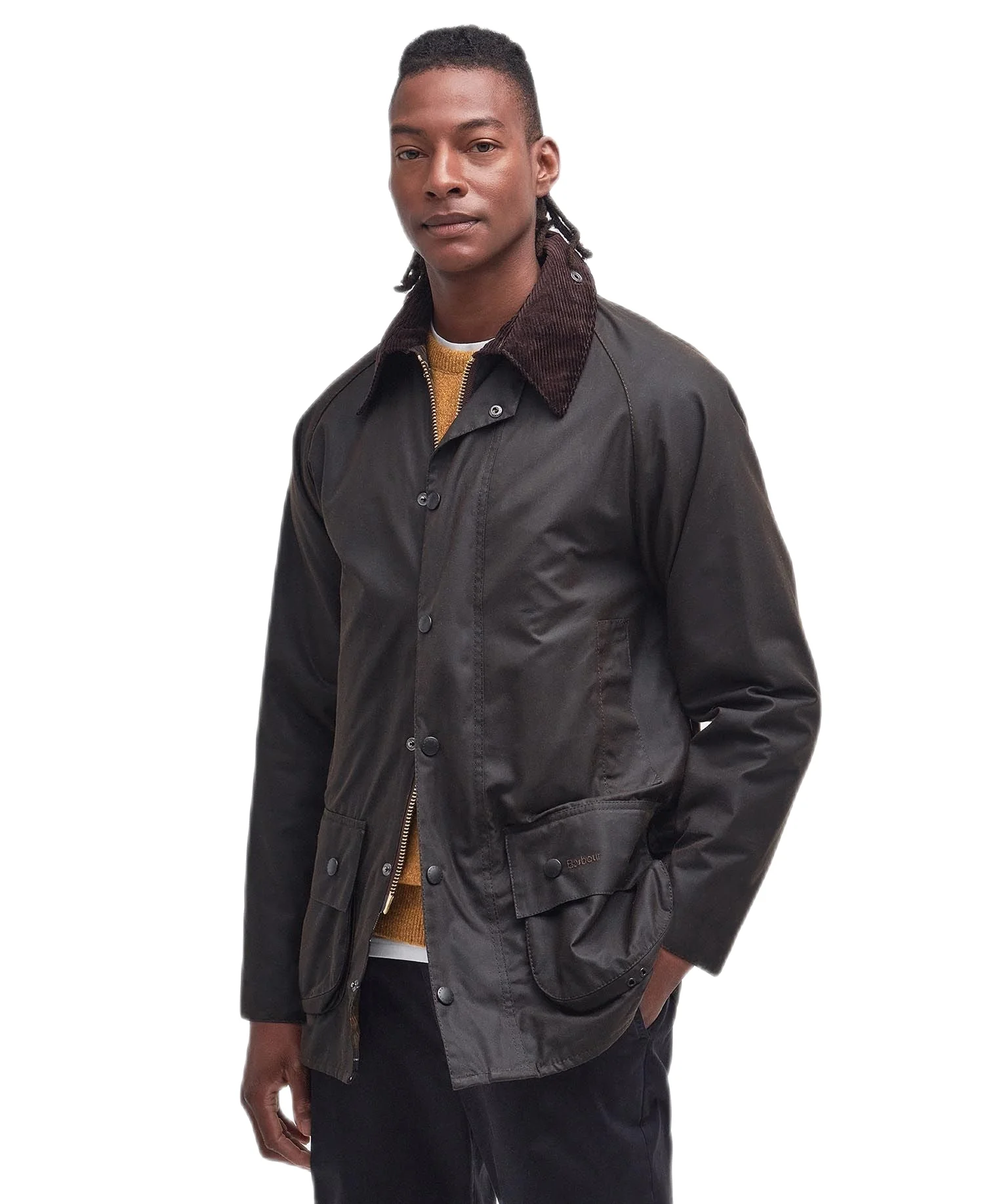 Barbour - Parka Beaufort enduite marron – Image 3