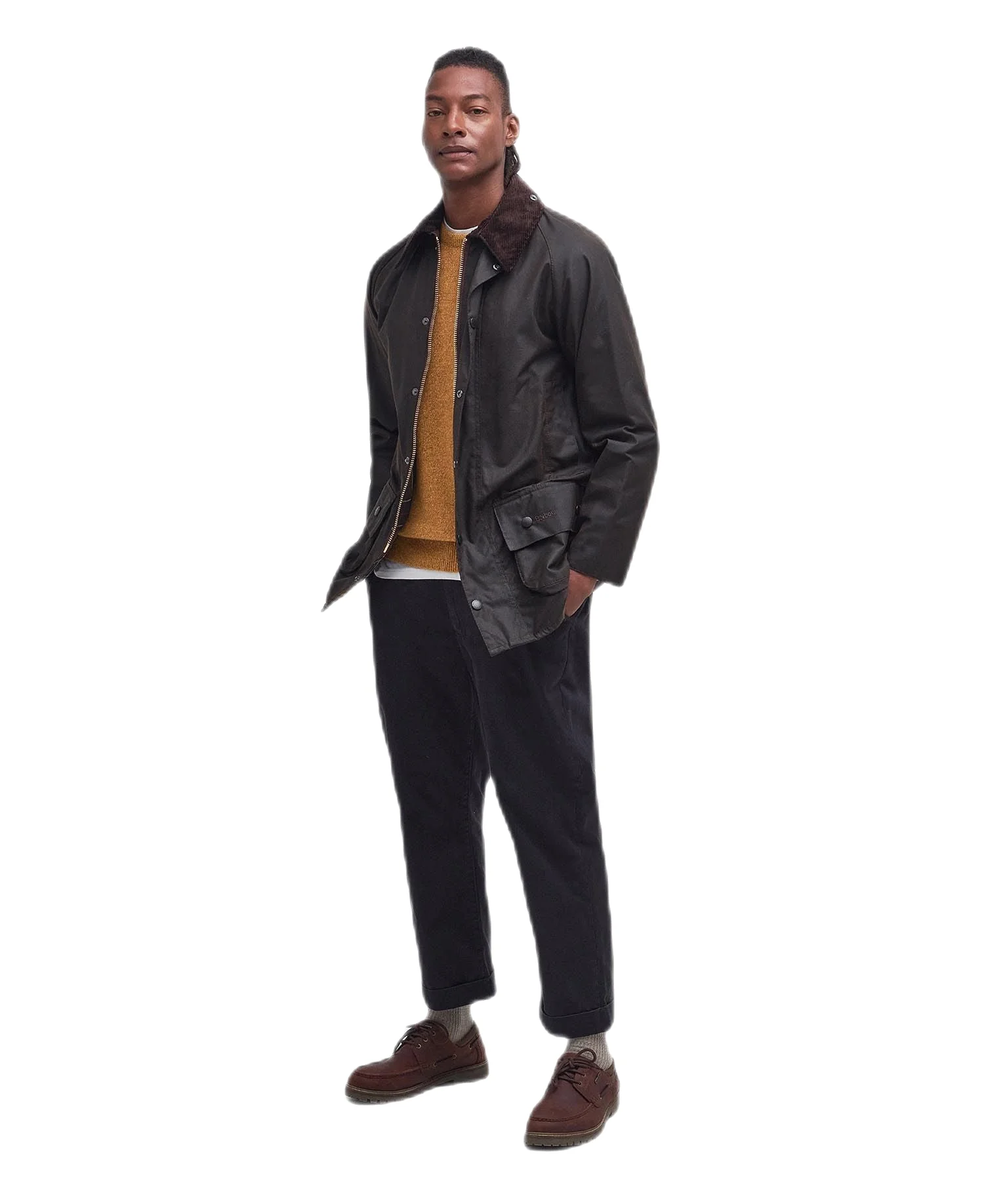 Barbour - Parka Beaufort enduite marron – Image 6