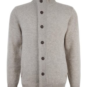 Barbour Pull zippé à écusson New Stone