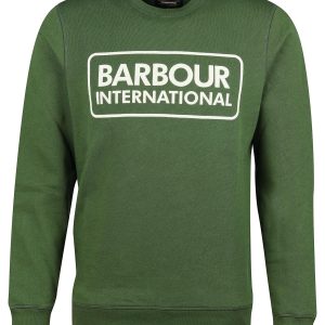 Barbour Sweatshirt Large Logo Green