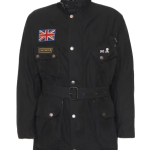 Barbour - Veste enduite "Steve McQueen" noir