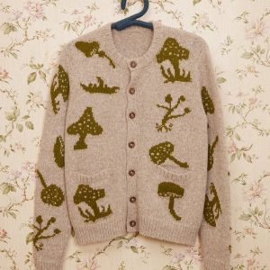 Baziszt - Cardigan Shroom beige