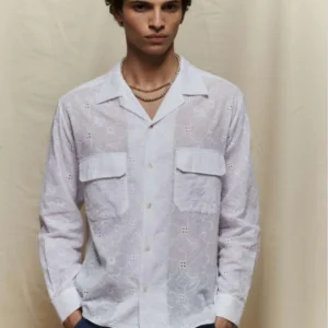 BAZISZT - Chemise Niceday Blanc