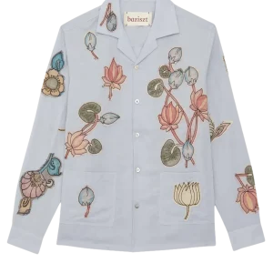 BAZISZT - Chemise Shadi Bleu