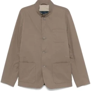 BRUNELLO CUCCINELI - chemise en lin marron