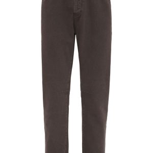 BRUNELLO CUCCINELI - jean à effet délavé marron