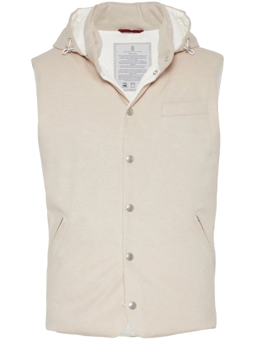 Brunello Cucinelli - Gilet sans manches beige