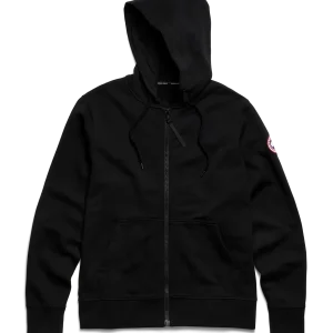 CANADA GOOSE - Sweat à capuche Huron à fermeture éclair intégrale Noir