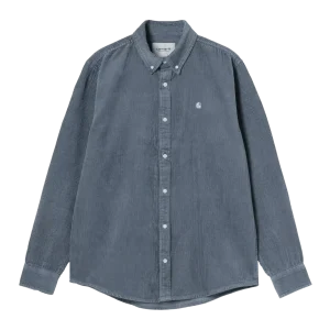 CARHARTT WIP - Chemise L/S Madison Cord Shirt Angelite