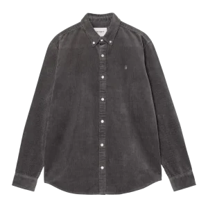 CARHARTT WIP - Chemise L/S Madison Cord Shirt Graphite