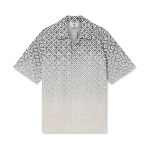 CASABLANCA - CHEMISE DÉGRADÉE À MONOGRAMME Gris