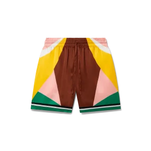 CASABLANCA - SHORT EN SOIE CASA SPORT