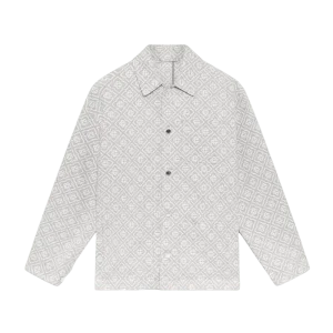 CASABLANCA - Veste de travail grise à monogramme Gris