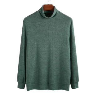 Col Roulé Large Homme Vert