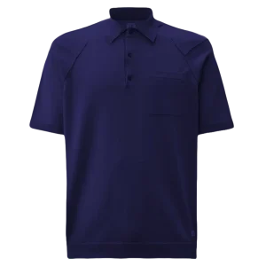 C.P. COMAPNY - Sea Island Polo Knit bleu eclipse